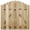 vidaXL Portail de jardin Bois de pin impr&eacute;gn&eacute; 100x100 cm