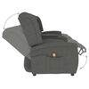 vidaXL Fauteuil de massage inclinable porte-gobelet 4places gris clair