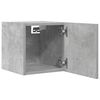 vidaXL Meubles TV muraux 2 pcs Gris béton 30,5x30x30 cm