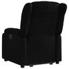 vidaXL Fauteuil inclinable Noir Similicuir