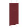 vidaXL Store pliss&eacute; rouge bordeaux 65x100 cm largeur du tissu 64,4 cm