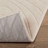 vidaXL Tapis de surface Carr&eacute; PALMERAS Beige 120 x 120 cm Polyester