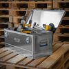 ALUTEC Bo&icirc;te de rangement en aluminium BASIC 40 L