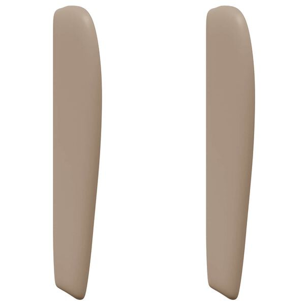 vidaXL Oreille de t&ecirc;te de lit Marron 80 x 23 x 6 cm PVC