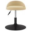 vidaXL Tabouret de bar Cr&egrave;me Velours