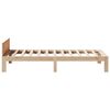 vidaXL Cadre de lit sans matelas 80x200 cm bois massif de pin