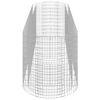 vidaXL Lit sur&eacute;lev&eacute; &agrave; gabion Fer galvanis&eacute; 400x100x100 cm