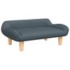 vidaXL Canap&eacute; pour enfants gris fonc&eacute; 70x40x24 cm tissu