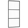 vidaXL Porte coulissante avec kit de quincaillerie 90x205 cm Verre ESG