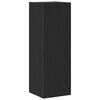vidaXL Meuble TV mural 30,5 x 30 x 90 cm Ch&ecirc;ne noir Bois d'ing&eacute;nierie