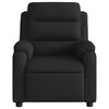 vidaXL Fauteuil inclinable de massage noir tissu