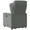 vidaXL Fauteuil inclinable Gris fonc&eacute; Tissu