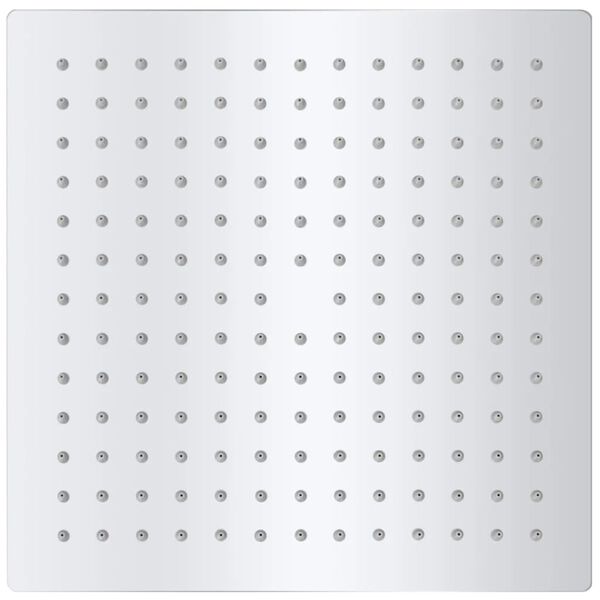 vidaXL Pomme de douche plongeante 2 pcs Acier inoxydable 25x25 cm