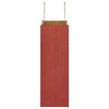 vidaXL Sacs en papier 50 pcs avec poign&eacute;es rouge 21x11x31 cm