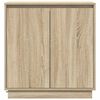 vidaXL Buffet LED Ch&ecirc;ne Sonoma 71 x 34,5 x 75 cm Bois d'ing&eacute;nierie