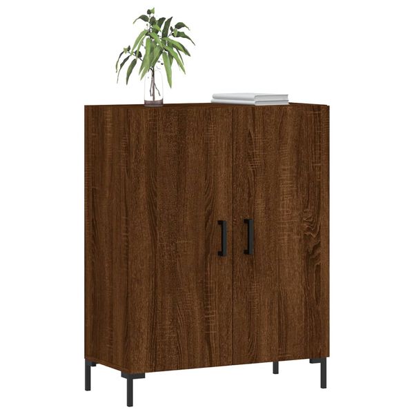 vidaXL Buffet ch&ecirc;ne marron 69,5x34x90 cm bois d'ing&eacute;nierie