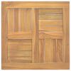 vidaXL Dessus de table carr&eacute; 50x50x2,5 cm Bois de teck massif