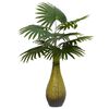 vidaXL Palmier artificiel 9 feuilles 65 cm vert