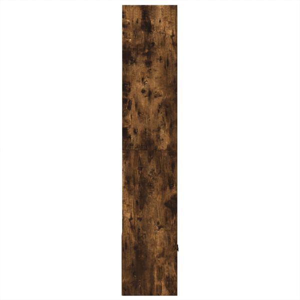 vidaXL Bibliothèque chêne fumé 70x36x189 cm bois d'ingénierie