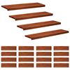 vidaXL Marches d'escalier 20 pi&egrave;ces 90 x 30 x 2 cm Marron