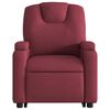 vidaXL Fauteuil inclinable rouge bordeaux tissu