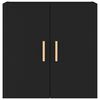vidaXL Armoire murale Noir 60x30x60 cm Bois d'ing&eacute;nierie