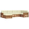 vidaXL Ensemble de canap&eacute;s d'ext&eacute;rieur 6 pcs Naturel et Cr&egrave;me