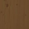 vidaXL Table de chevet Marron miel 40x35x49 cm Bois de pin massif