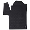 vidaXL Tapis de voiture 2 pcs Noir TPE