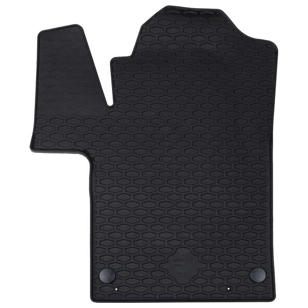 vidaXL Tapis de voiture 2 pcs Noir TPE