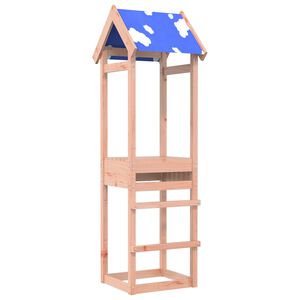 vidaXL Tour de jeu Marron 52,5 x 46,5 x 195 cm Bois solide de Douglas