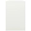 vidaXL Portant de bois de chauffage blanc 100x40x60 cm acier