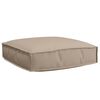 vidaXL Coussin Tissu Oxford Taupe 60 x 60 x 12 cm