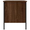 vidaXL Tables de chevet 2pcs chêne marron 40x42x50cm bois d'ingénierie