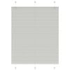 vidaXL Store pliss&eacute; gris clair 105x100cm largeur du tissu 104,4cm