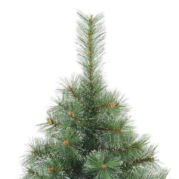 vidaXL Sapin de Noël artificiel à branches pliantes, duveteux de neige