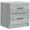 vidaXL Cabinet de chevet avec tiroir Sonoma gris 43 x 34,5 x 44,5 cm
