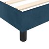 vidaXL Cadre de lit bleu fonc&eacute; 90x190 cm velours