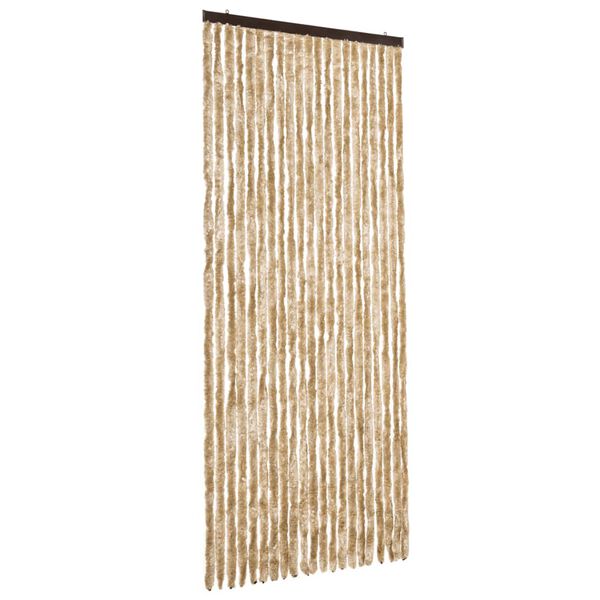 vidaXL Moustiquaire Beige 90x220 cm Chenille