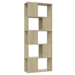 vidaXL Biblioth&egrave;que/S&eacute;parateur de pi&egrave;ce Ch&ecirc;ne Sonoma 60x24x155 cm