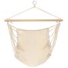 vidaXL Hamac pliable Cr&egrave;me