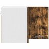 vidaXL Armoire suspendue Ch&ecirc;ne fum&eacute; et Blanc 57 x 57 x 40 cm