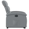 vidaXL Fauteuil inclinable &eacute;lectrique gris clair tissu