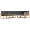 vidaXL Ensemble de canap&eacute;s d'ext&eacute;rieur 4 pc Blanc et anthracite