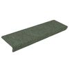 vidaXL Tapis d'escalier autocollants 30 pi&egrave;ces 65 x 21 x 4 cm Vert Bord rectangulaire
