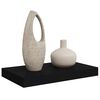 vidaXL &Eacute;tag&egrave;re murale flottante noir 40x23x3,8 cm MDF
