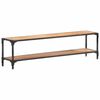 vidaXL Meuble TV 150x30x40 cm Bois d'acacia massif