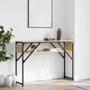 vidaXL Table console avec &eacute;tag&egrave;re ch&ecirc;ne sonoma 105x30x75 cm