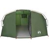 vidaXL Tente tunnel avec toit Vert et blanc 318 x 275 x 140 cm