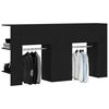 vidaXL Meuble de couloir 2 pcs Ch&ecirc;ne noir 97,5 x 37 x 99 cm